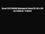 Grund 2422164096 Badteppich Colani 35 60 x 100 cm hellgrau / schwarz