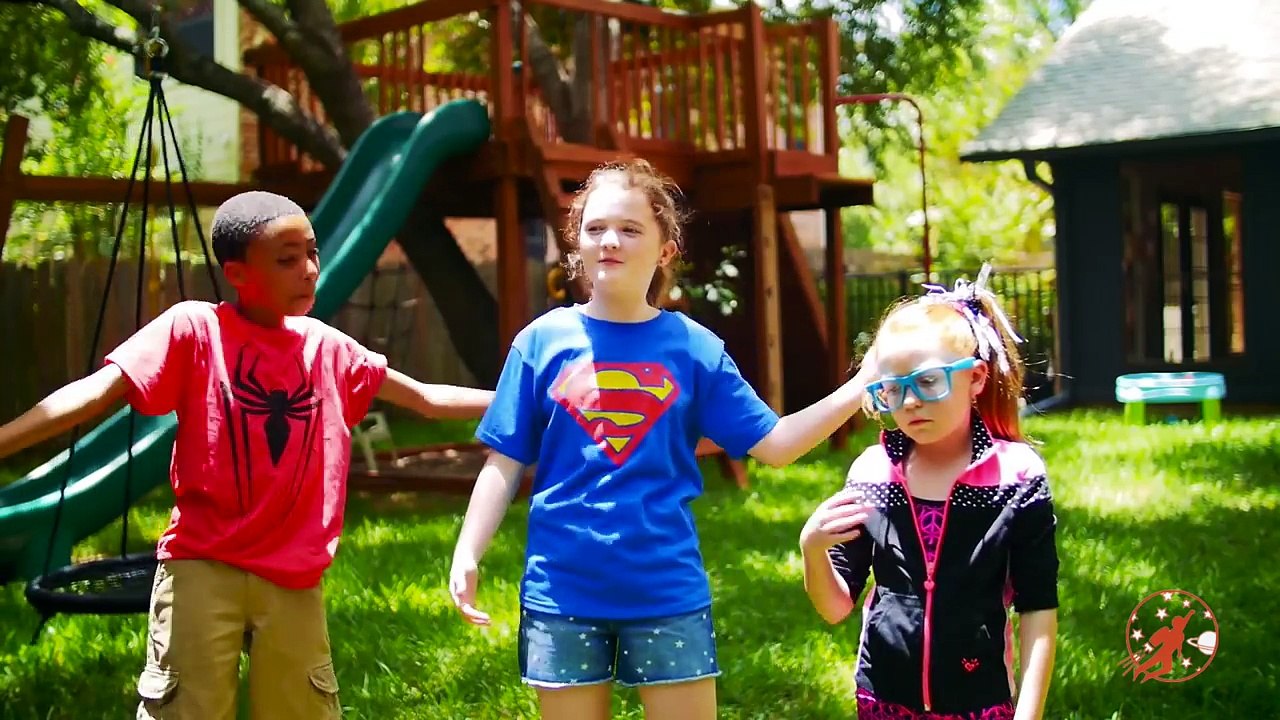 Little Superheroes 20 - Playdoh, Giant Spider, Spiderman, Super Girl -u0026 Gummy Worms   Pizza!