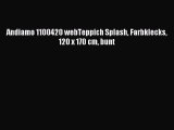 Andiamo 1100420 webTeppich Splash Farbklecks 120 x 170 cm bunt