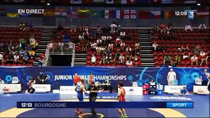 Les championnats du Monde de Lutte Juniors se déroule à Mâcon