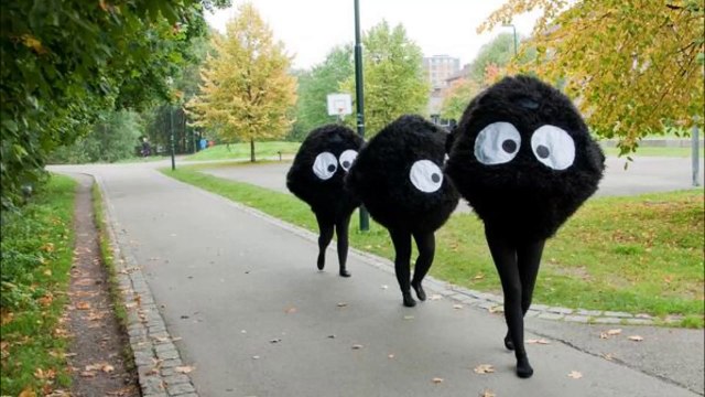 ジブリ イラスト となりのトトロの面白可愛いネタ画像19連発！② まっくろくろすけのコスプレがキモすぎるｗｗ 相互チャンネル登録