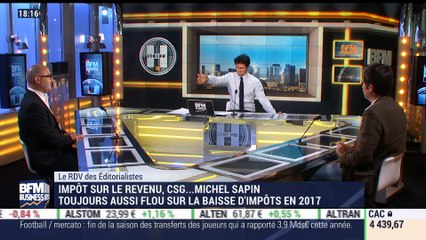Le Rendez-Vous des Éditorialistes: Les impôts vont-ils baisser en 2017 ? - 01/09