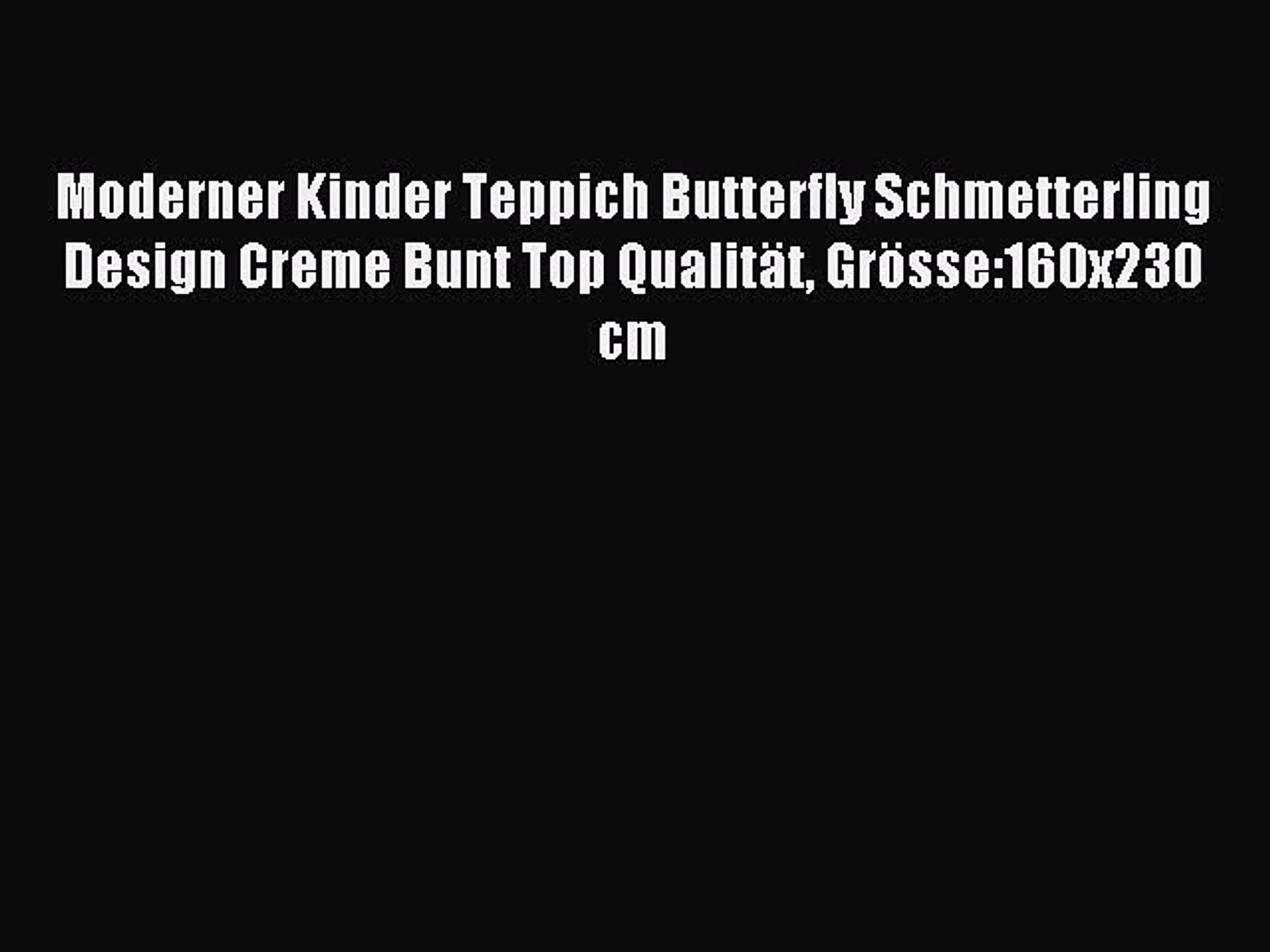 Moderner Kinder Teppich Butterfly Schmetterling Design in Lila Top Qualität