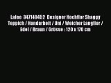 Lalee  347149452  Designer Hochflor Shaggy Teppich / Handarbeit / Uni / Weicher Langflor /