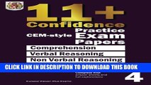 [PDF] 11  Confidence: CEM style Practice Exam Papers Book 4: Comprehension, Verbal Reasoning,