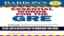 [PDF] Essential Words for the GRE, 4th Edition (Barron s Essential Words for the GRE) Popular Online