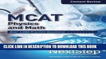 [PDF] MCAT Physics and Math: Content Review for the Revised MCAT Full Colection