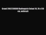 Grund 2062234068 Badteppich Colani 18 70 x 120 cm anthrazit