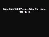 Hanse Home 101085 Teppich Prime Pile terra rot 190 x 280 cm