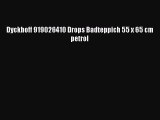Dyckhoff 919026410 Drops Badteppich 55 x 65 cm petrol