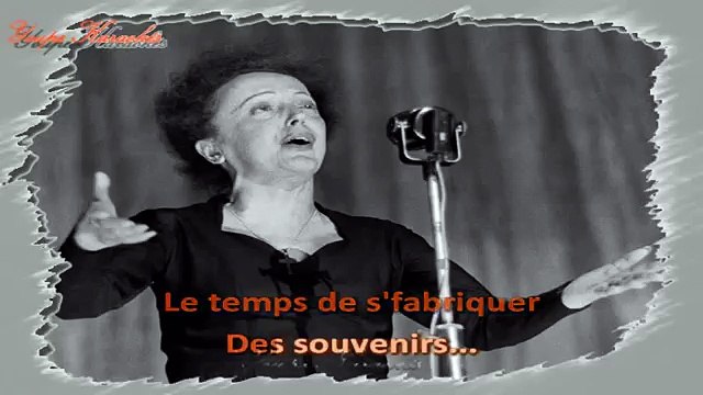 Karaoké - Edith Piaf - Mon Dieu