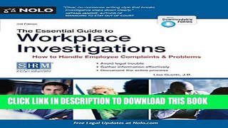 [PDF] The Essential Guide to Workplace Investigations: How to Handle Employee Complaints
