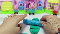 Peppa Pig Play Doh Stop Motion Peppas Magic Villa Play Dough Playset with Peppa Pig Animation Video