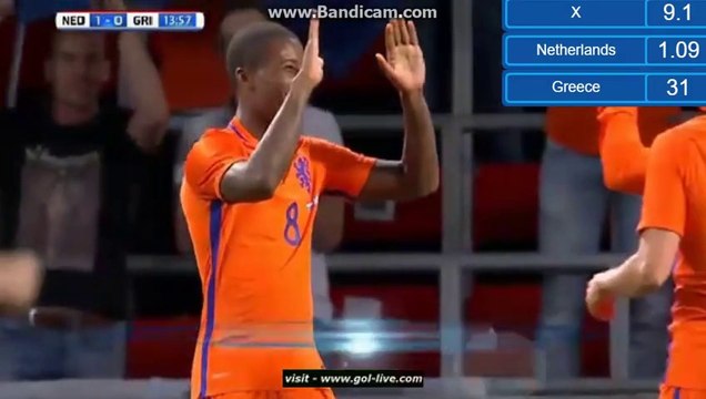 1-0 Georginio Wijnaldum Goal HD - Netherlands 1-0 Greece - World Friendlies 08.08.2016 HD
