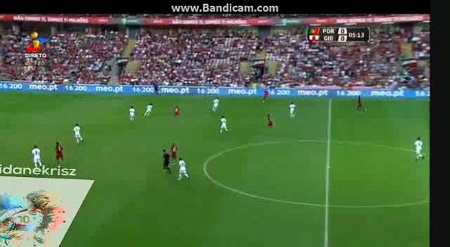 Portugal 1st Big Chance - Portugal vs Gibraltar - Friendly Match - 01/09/2016