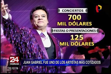 Juan Gabriel fue uno de los artistas más cotizados en Latinoamérica