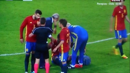 Alvaro Morata Gets Injured vs Belgium!