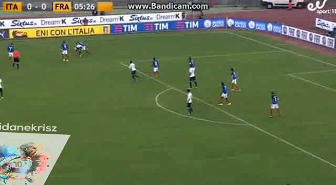 France 1st Big Chance - Italy vs France - Friendly Match - 01/09/2016