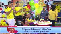 Rayo celebró sus 28 años con sus seres queridos