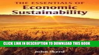 [PDF] The Essentials of Economic Sustainability Popular Collection