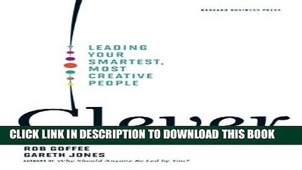 [PDF] Clever: Leading Your Smartest, Most Creative People Full Online