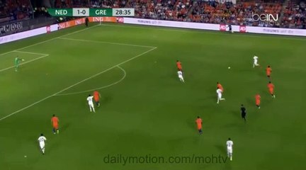 Kostas Mitroglou Goal HD - Netherlands 1-1 Greece - Friendly 01.09.2016