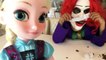 Joker Girl VS Frozen Elsa! Olaf Kinder Surprise Eggs Chocolate Bashing | Naiah and Elli Toys Show