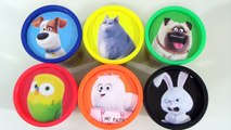 The Secret Life of Pets Play Doh Surprise Toys; Max, Mel, Gidget, Snowball, Chloe | TUYC