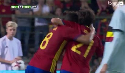 David Silva Goal - Belgium 0-1 Spain (01/09/2016)