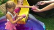 Slime Baff & Surprise Eggs on the Pirate Ship Playground Park for Kids W/ Paw Patrol, Hello Kitty