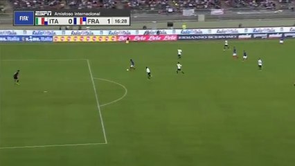 0-1 Anthony Martial Goal - Italy vs France 0-1 (Friendly Match) 01/09/2016 HD