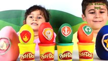 Paw Patrol Play-Doh Surprise Eggs -huevos sorpresa - Kid Friendly Toys