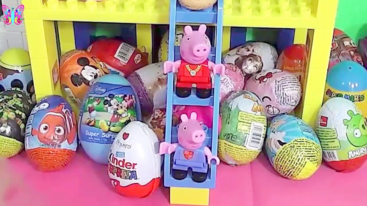 45 HUEVOS SORPRESA DE INTENSAMENTE, PEPPA PIG, FROZEN, MICKY MOUSE VIOLETTA SURPRISE EGGS