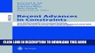 [PDF] Recent Advances in Constraints: Joint ERCIM/CoLogNET International Workshop on Constraint