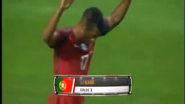Luis Nani Goal Portugal Vs Gibraltar 1 0 Friendly Match 01 09 2016