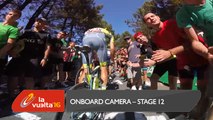 Onboard camera / Cámara a bordo - Etapa 12 - La Vuelta a España 2016