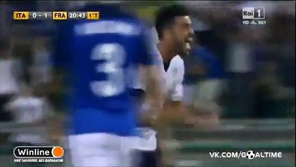 1-1 Graziano Pelle Goal HD - Italy 1-1 France - Friendly Match 01-09-2016 HD