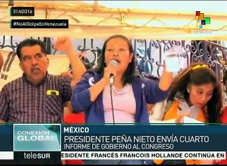 México: CNTE y ciudadanía marcha en rechazo al gobierno de EPN