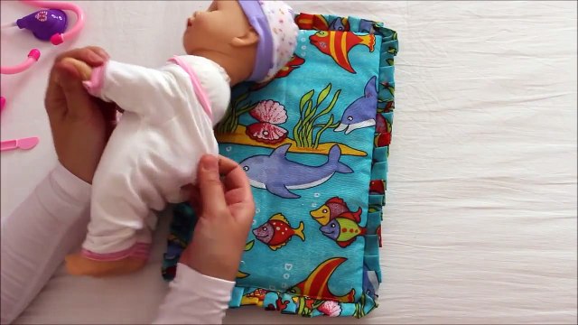 Baby doll feeding cooking toy food putting to sleep in car seat carrier