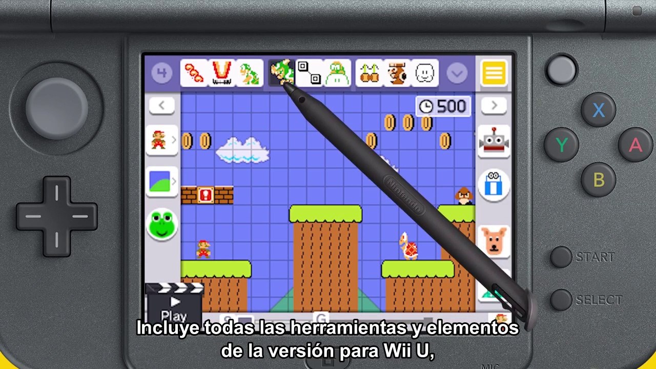 Super Mario Maker en versión portátil llega a N...