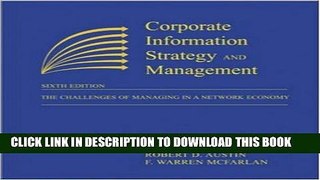[PDF] Corporate Information Strategy and Management: The Challenges of Managing in a Network