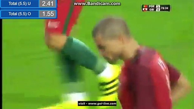 5-0 Pepe Goal HD - Portugal 5-0 Gibraltar - World - Friendlies 01.09.2016