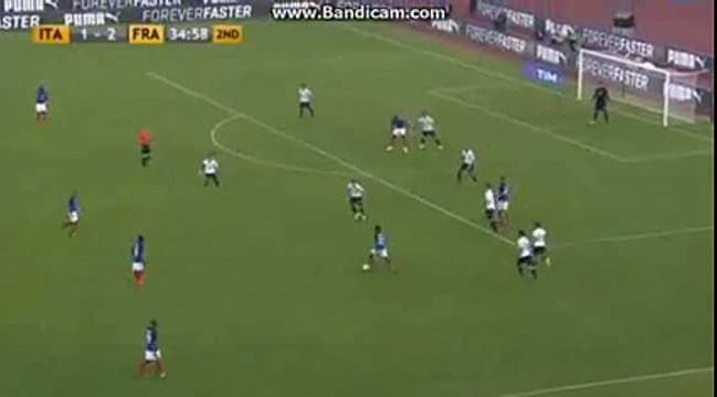 Lavyin Kurzawa Goal - Italy 1-3 France - Friendly Match 01 08 2016