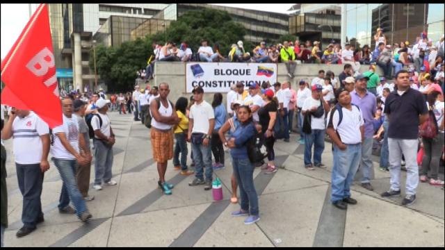 Toma de Caracas para pedir revocatorio a Maduro concentra a opositores