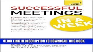 [PDF] Successful Meetings In a Week A Teach Yourself Guide Popular Online