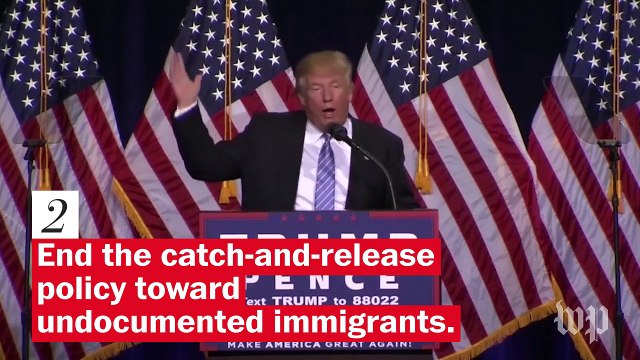 10 things Donald Trump says he'll do about immigration