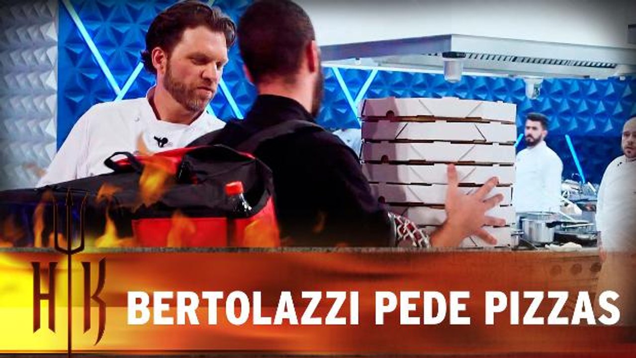 Bertolazzi pede pizzas