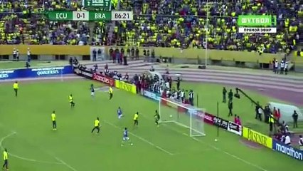 Walter Gargano own goal Ecuador 0-2 Brazil Highlights South American qualifying World Cup 01 Sep 2016