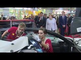 Maranello (MO) - Renzi e la Cancelliera Merkel visitano la sede della Ferrari (31.08.16)