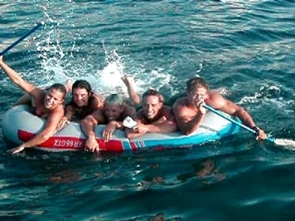Overloaded dingy